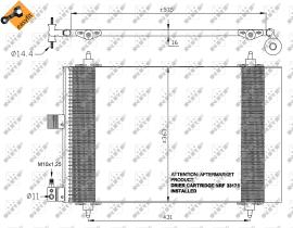 Nrf 35437 - CONDENSADOR CITROEN XSARA 01-