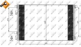 Nrf 35449 - CONDENSADOR RENAULT GRAND SCENIC 04