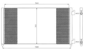Nrf 35457 - CONDENSADOR TURISMOS FIAT PUNTO 1.2