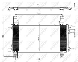Nrf 35464 - CONDENSADOR MAZDA 6 02-