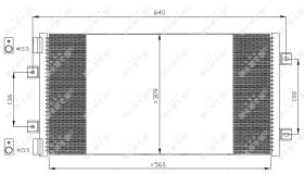 Nrf 35492 - CONDENSADOR FIAT PUNTO 99-