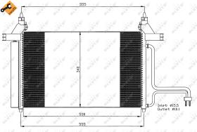 Nrf 35495 - CONDENSADOR FIAT STILO 01-