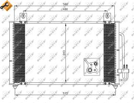 Nrf 35511 - CONDENSADOR KIA RIO 00-