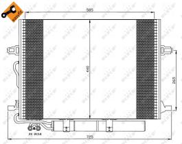 Nrf 35517 - CONDENSADOR MERCEDES CLS280 (C219)