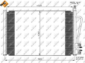 Nrf 35524 - CONDENSADOR FORD FIESTA 01-