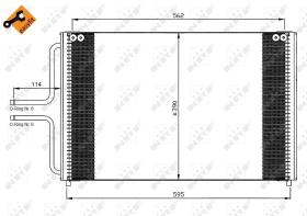 Nrf 35533 - CONDENSADOR RENAULT AVANTIME 01-