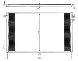 Nrf 35567 - CONDENSADOR JAGUAR S-TYPE 98-