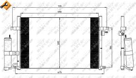 Nrf 35573 - CONDENSADOR CHEVROLET (GM) LACETTI