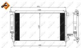 Nrf 35583 - CONDENSADOR NISSAN JUKE 10-