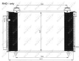 Nrf 35593 - CONDENSADOR TOYOTA AVENSIS RHD 03-