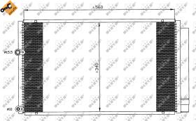 Nrf 35601 - CONDENSADOR TOYOTA PRIUS 03-