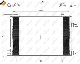 Nrf 35611 - CONDENSADOR CITROEN BERLINGO 08-