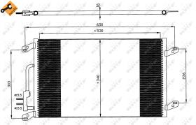 Nrf 35615 - CONDENSADOR LANCIA LYBRA 99-