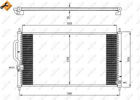 Nrf 35627 - CONDENSADOR HONDA CR-V 97-