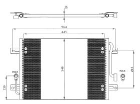 Nrf 35632 - CONDENSADOR ALFA-FIAT-LANCIA