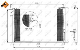 Nrf 35635 - CONDENSADOR HONDA CIVIC 01-