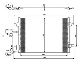 Nrf 35642 - CONDENSADOR AUDI A6 99-