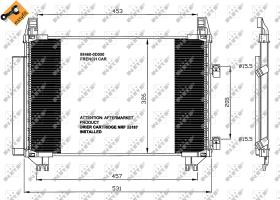 Nrf 35653 - CONDENSADOR TOYOTA YARIS 05-