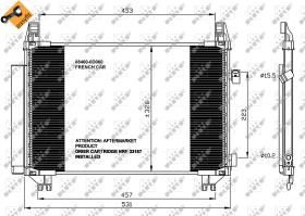 Nrf 35654 - CONDENSADOR TOYOTA YARIS 05-