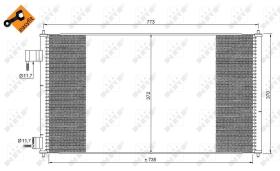 Nrf 35681 - CONDENSADOR FORD TOURNEO CONNECT 02