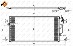 Nrf 35762 - CONDENSADOR SCANIA P-/G-/R-/T-SERIE