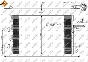 Nrf 35770 - CONDENSADOR VOLVO C30 06-