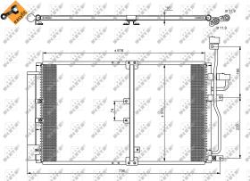 Nrf 35797 - CONDENSADOR CHEVROLET (GM) CAPTIVA