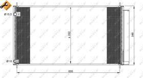 Nrf 35838 - CONDENSADOR TOYOTA AURIS 06-