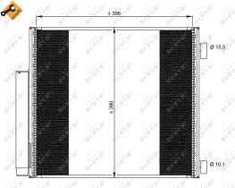 Nrf 35859 - CONDENSADOR TOYOTA IQ 08-