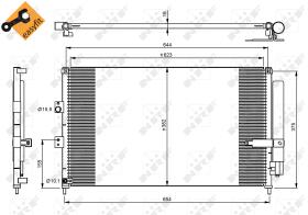 Nrf 35865 - CONDENSADOR HONDA CIVIC 03-