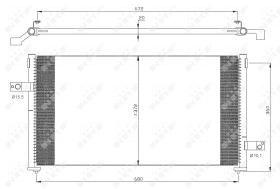 Nrf 35877 - CONDENSADOR SUBARU FORESTER 97-