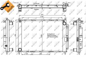 Nrf 35886 - CONDENSADOR RENAULT CLIO 05-