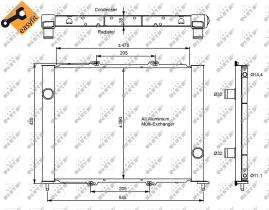 Nrf 35887 - CONDENSADOR RENAULT CLIO 01-