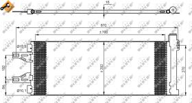 Nrf 35894 - CONDENSADOR CITROEN JUMPER 06-