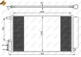 Nrf 35939 - CONDENSADOR ALFA ROMEO MITO 08-