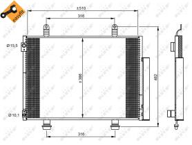 Nrf 35944 - CONDENSADOR SUZUKI SWIFT 10-