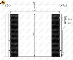 Nrf 35971 - CONDENSADOR BMW 5-SERIES (F10) 11-