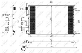 Nrf 35973 - CONDENSADOR NISSAN QASHQAI 07-