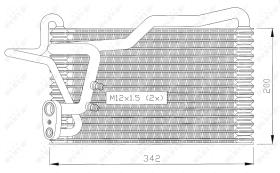 Nrf 36036 - EVAPORADOR AUDI 80 91-