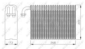 Nrf 36068 - EVAPORADOR ALFA ROMEO 156 97-