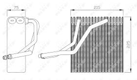 Nrf 36069 - EVAPORADOR AUDI A3 96-