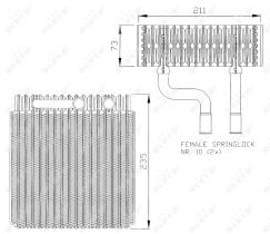 Nrf 36073 - EVAPORADOR FORD FOCUS 98-