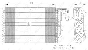 Nrf 36075 - EVAPORADOR BMW 5-SERIES E39 95-
