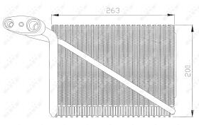 Nrf 36077 - EVAPORADOR AUDI A4 94-