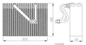 Nrf 36088 - EVAPORADOR OPEL VAUXHALL VECTRA LHD