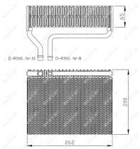 Nrf 36099 - EVAPORADOR PEUGEOT 206 98-