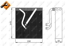Nrf 36109 - EVAPORADOR AUDI A3 03-