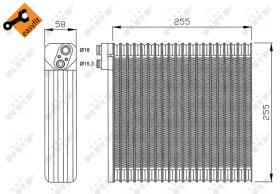 Nrf 36114 - EVAPORADOR TOYOTA COROLLA 01-
