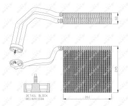 Nrf 36138 - EVAPORADOR AUDI A4 00-