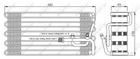 Nrf 36149 - EVAPORADOR VOLVO WHEELLOADER D-SERI